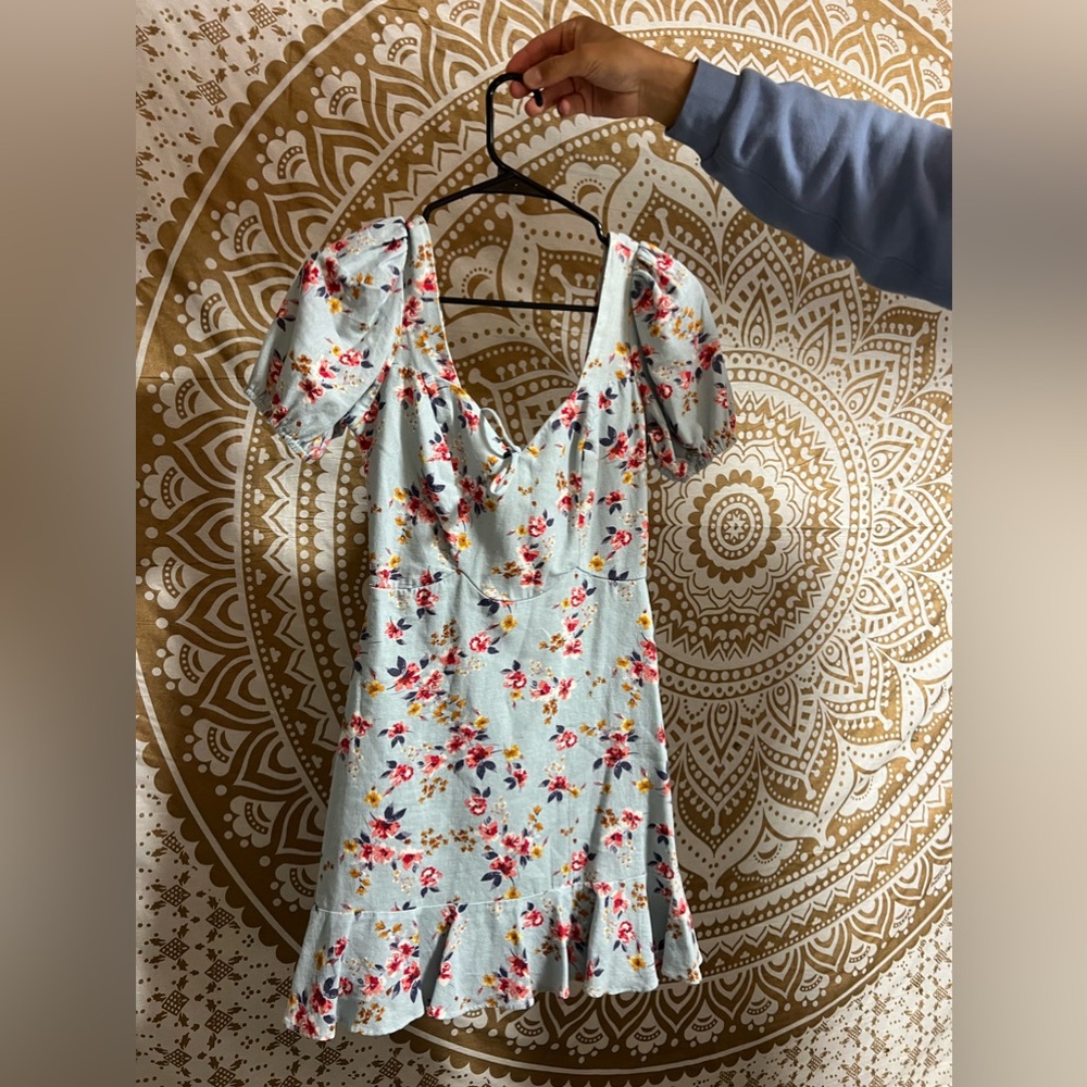 Light Blue floral